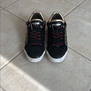 Zadig & Voltaire women’s Black studded sneaker 38